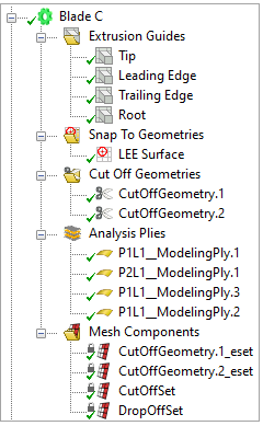 Solid Model Feature in the Tree View