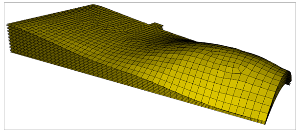 3D Representation of a Lay-Up with Offset Ply Surfaces