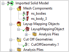 Tree Object of the Imported Solid Model Feature