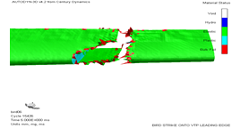 Material Status Following Bird Strike