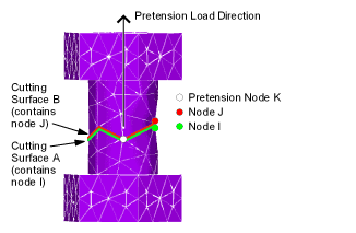 Pretension Definition for a Solid Model