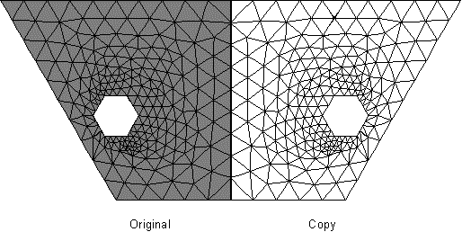 Copying a Meshed Area