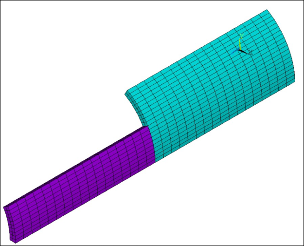 Multistage Model of a Hollow Cylinder