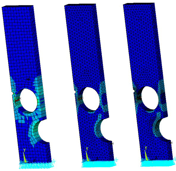 Equivalent Stress at Substeps 2, 3, and 5