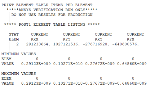 Bearing Characteristics Using COMBI214 Element Model