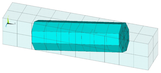 Verify Beam and Solid Elements Before EEMBED (with Translucent Base Elements)