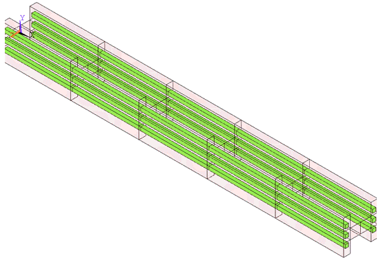 Discrete-Reinforcing Element Display (with Translucent Base Elements)