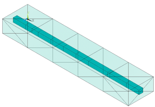 Discrete-Reinforcing Element Display (with Translucent Base Elements)