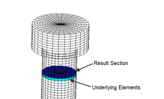 Result Section with Underlying Elements