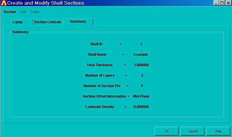 Shell Tool With Summary Page Displayed