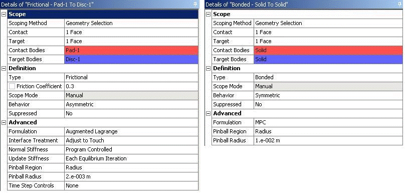 Contact Pair Definition