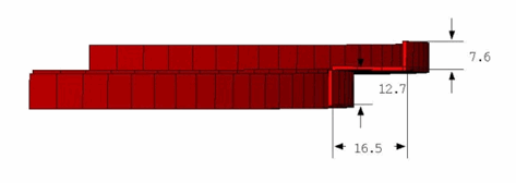 Stiffening Ring Detail with Dimensions