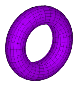 3D Tire Model Using a Solid Element