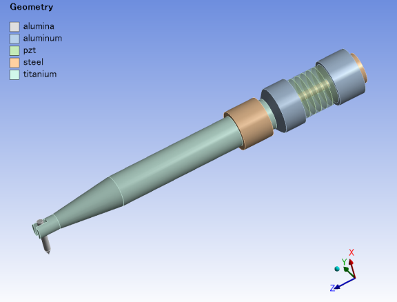 Ultrasonic Transducer Model