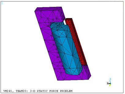 Finite Element Model with SOLID232 and SOLID237 Elements