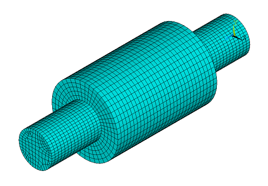 Finite Element Model of Muffler