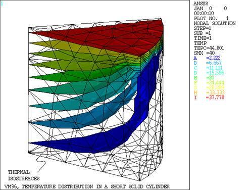 Temperature Isosurface Display with Annotation