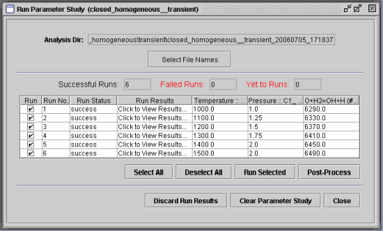 closed_homogeneous__transient.ckprj - Finished Running Parameter Study