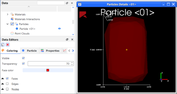 Coloring tab when a Particles Details window is selected