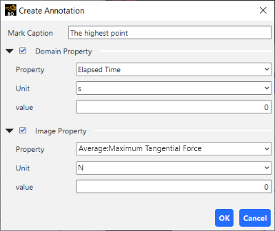 Create Annotation dialog
