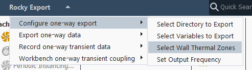 Select Wall Thermal Zones in the Rocky Export plugin.
