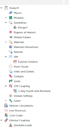 2-Way Fluent Semi-Resolved mode selected.