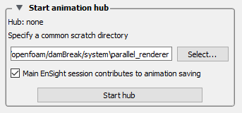 Start Animation Hub Options