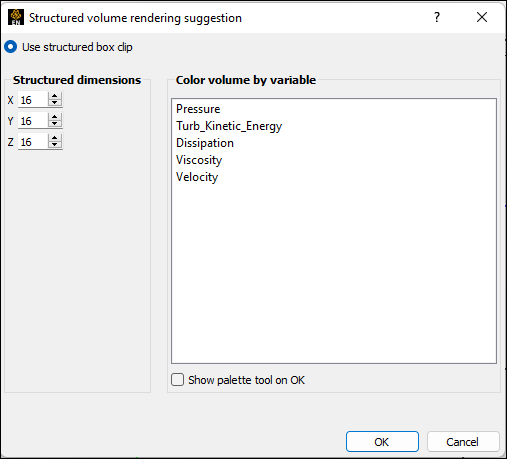 Structured Volume Rendering Suggestion