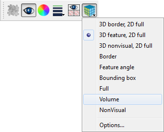 Element Representation Menu