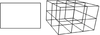 Border Element Representation of 2D and 3D Parts