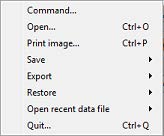 File Pull-Down Menu