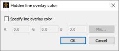 Hidden Line Overlay Dialog