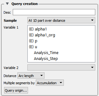 Query/Plot Editor - At 1D Part Over Distance