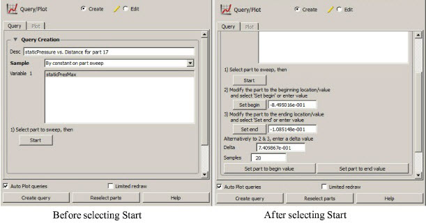 Query/Plot Editor - by Constant on Part Sweep