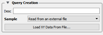 Query/Plot Editor - Read from an External File
