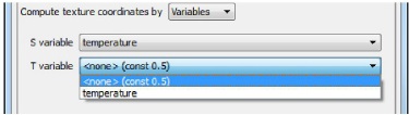 Part Color/Surface Property Editor Texture Coordinates by Variables