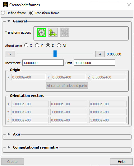 Two Ways to Choose Frame Transform