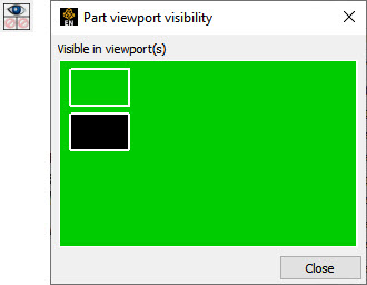 Part Visibility per Viewport Icon and Part Viewport Visibility Dialog