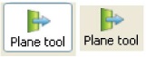 Plane Tool Visibility Toggle Icon ON / OFF