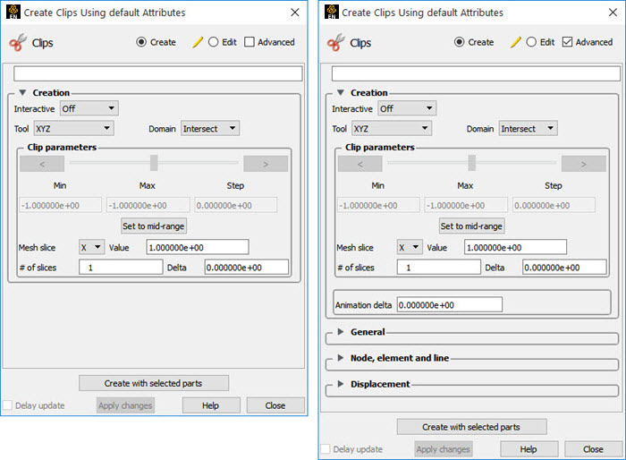 Feature Panel - Clips - XYZ