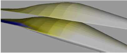 Offset Surface Example Above Main Model