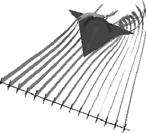 Particle Trace Illustration