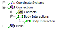 Body Interactions Object under Connections