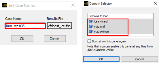 Loading a Solution – Naming Your Ice Solution With a Case Name