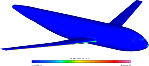 Fully Evaporative Required Heat Flux Distribution over Generic