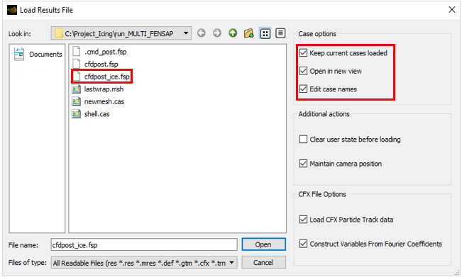 Loading a Solution – Navigating to the Results File