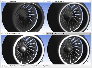 Output of the Macro: Post-Processing Multiple Turbo Icing Solutions