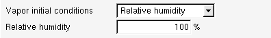 Initialization Using Relative Humidity