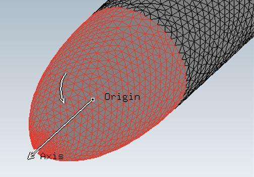 Spinner Axis of Rotation