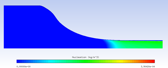 Vapor Nucleation Distribution